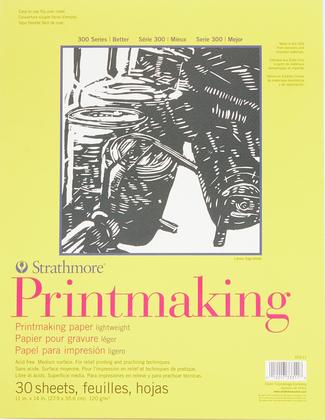 Imagem de Bloco de papel para impressão Strathmore 300 Series 11x14 120g