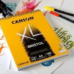 Imagem de Bloco De Papel Xl Bristol A4 180g Canson C/ 50 Folhas