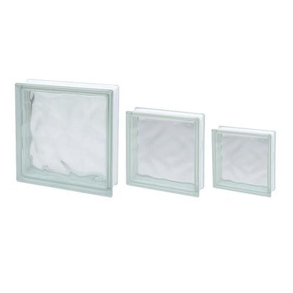 Imagem de Bloco De Vidro Ondulado 30X30X10Cm (Wave) - Construmarcas