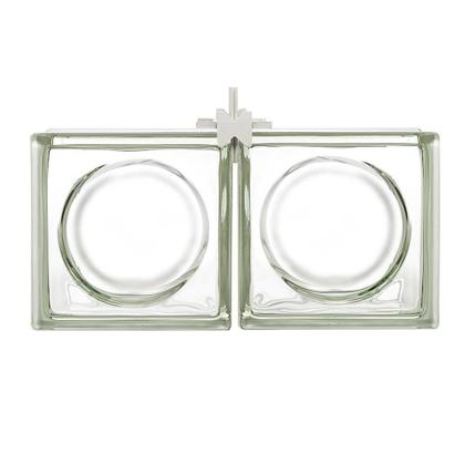 Imagem de Bloco De Vidro Transparente19X19X8Cm (Alpha) - Construmarcas