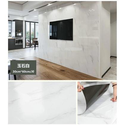 Imagem de Bloco decorativo pvc auto adesivo mármore 30x60 eco24211