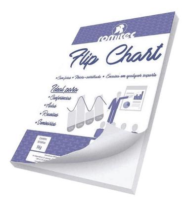Bloco Flip Chart 56gr 64x88cm C50 Fls Spiral Kit 3 Imagem de Bloco Flip Chart 56gr 64x88cm C50 Fls Spiral Kit 3
