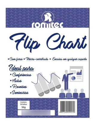 Bloco Flip Chart 56gr 64x88cm C50 Fls Spiral Kit 3 Imagem de Bloco Flip Chart 56gr 64x88cm C50 Fls Spiral Kit 3