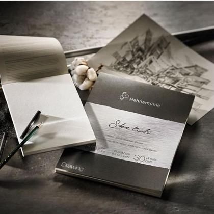 Imagem de Bloco Hahnemuhle The Collection Sketch 100% Algodão A3 Grande 30 Fls.