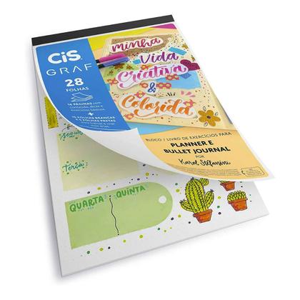 Imagem de Bloco / Livro de Exercícios para Planner e Bullet Journal - Cis