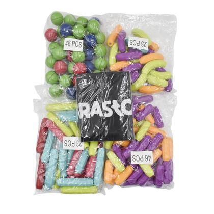 Imagem de Bloco Magnético de Montar Infantil 64 ou 120 Peças Brinquedo Educativo Criativo Peças Grandes de Encaixe Imã Coloridas Grandes