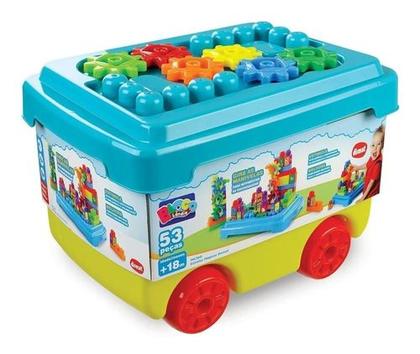 Imagem de Bloco Montar Desmonta 53pçs Estrelas Mágicas Infantil Dismat