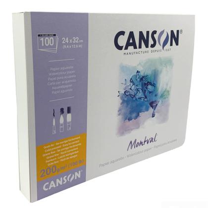 Imagem de Bloco Montval Jumbo A4 200g Canson 100 Folhas 