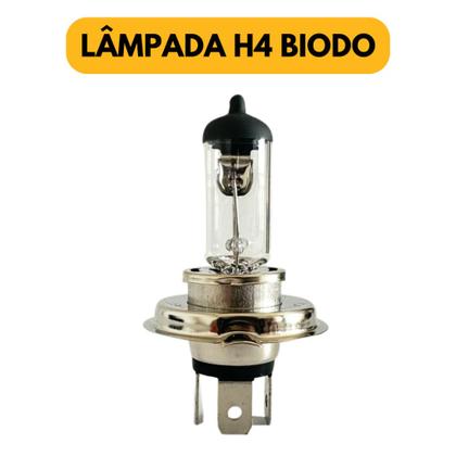 Imagem de Bloco Óptico Biz 125 / Biz 100  / Biz 110 Encaixe Lâmpada H4 / Acompanha Lâmpada Biodo H4