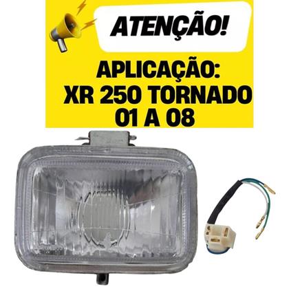 Imagem de Bloco Óptico E Soquete Farol Biz 100 98 Á 05/ Xr 250 Tornado 01 Á 08