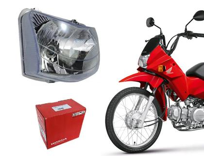 Imagem de Bloco Ótico Do Farol Original Honda Nxr Bros 125 150 De 2009 Até 2018 - Pop 100 De 2013 Até 2015