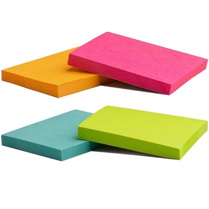 Imagem de Bloco Post-it 38x50mm sortido c/ 200fls 3M - 4 UN