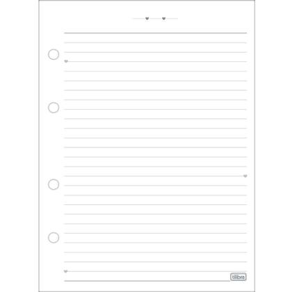 Imagem de Bloco Refil Para Fichário Tilibra Happy Tiliflex 80 Folhas