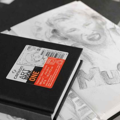 Imagem de Bloco Sketchbook Canson One 98fls 100g/m2 A4(21cmx29,7cm)