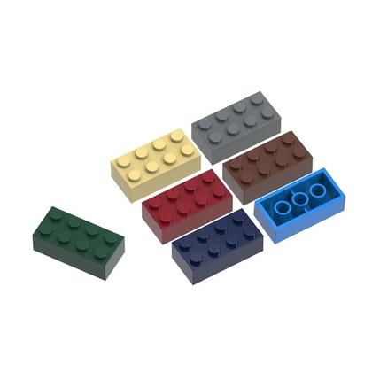 Imagem de Blocos de Construção 2x4 (40 Unidades) - Compatíveis com LEGO® (3001)