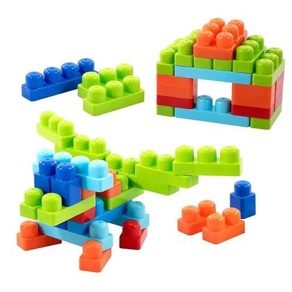 Imagem de Blocos De Construção 98Pçs Brinquedo Montar Pedagogico Bambola