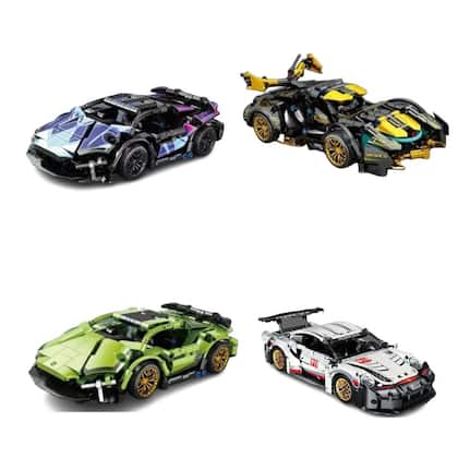 Imagem de Blocos de Construção Carro Esportivo Técnico 600+ PCS!