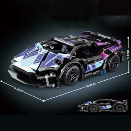 Imagem de Blocos de Construção Carro Esportivo Técnico 600+ PCS!