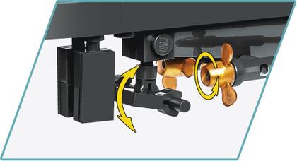 Imagem de Blocos de construção: coleção histórica COBI, submarino U-96 da Segunda Guerra Mundial