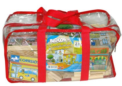 Imagem de Blocos De Construção E Urbanismo 100 Peças Mochila