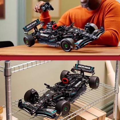 Imagem de Blocos de Construção F1 W14  Super Carro de Corrida para Meninos e Colecionadores