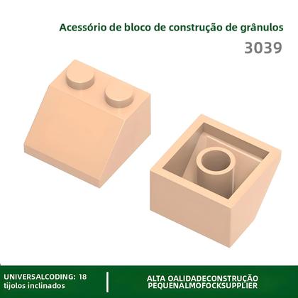 Imagem de Blocos De Construção Inclinados 2x2 3039, 94 Peças, Compatíveis Com Blocos, Brinquedos DIY Para