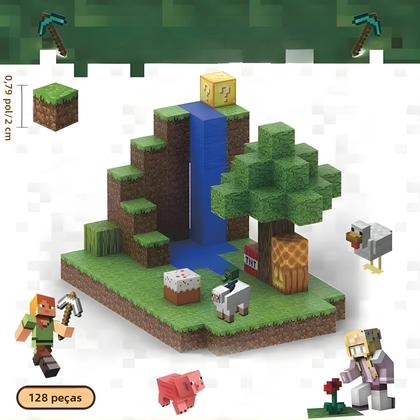 Imagem de Blocos De Construção Magnéticos DIY Para Crianças, Conjunto Arquitetônico, Brinquedo Criativo Para