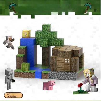 Imagem de Blocos De Construção Magnéticos DIY Para Crianças, Conjunto Arquitetônico, Brinquedo Criativo Para