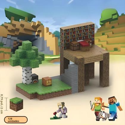 Imagem de Blocos De Construção Magnéticos DIY Para Crianças, Conjunto Arquitetônico, Brinquedo Criativo Para