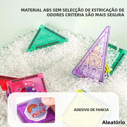 Imagem de Blocos de Construção Magnéticos para Crianças (3 a 8 anos) - Brinquedo Educativo