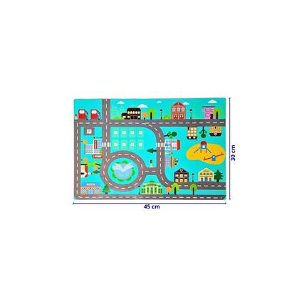 Imagem de Blocos de Construcao Minha Cidade em Madeira para Montar com 140 Pecas Yins Kids Brinquedo Recreativo Didatico