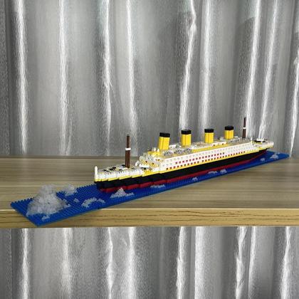 Imagem de Blocos de Construção Titanic - Conjunto DIY para Recriação Histórica