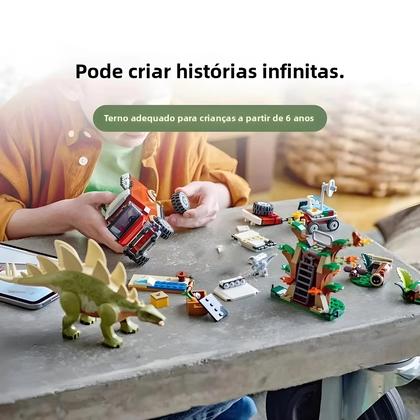 Imagem de Blocos De Dinossauro Descoberta De Estegossauro, Parque Mundial Infantil, Brinquedo, Presente De