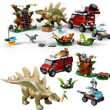 Imagem de Blocos De Dinossauro Descoberta De Estegossauro, Parque Mundial Infantil, Brinquedo, Presente De