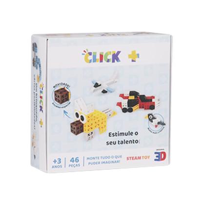 Imagem de Blocos De Encaixar Click+ 46 Peças - Steam Toy