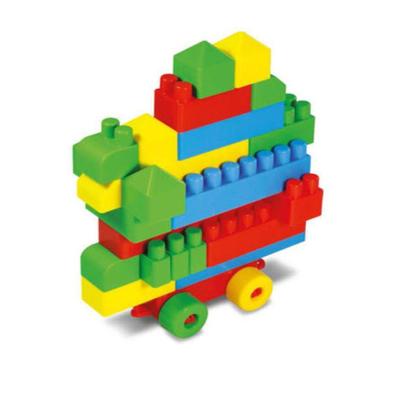 Imagem de Blocos De Montar 96 peças educativos didático infantil - GGB BRINQUEDOS