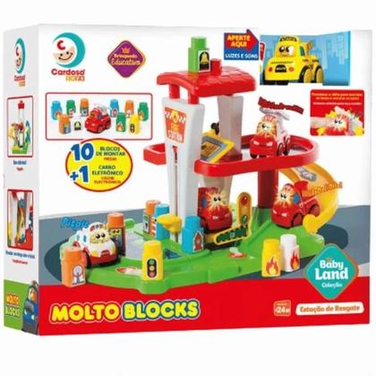 Imagem de Blocos de Montar Baby Land Estação de Resgate 10 Blocos