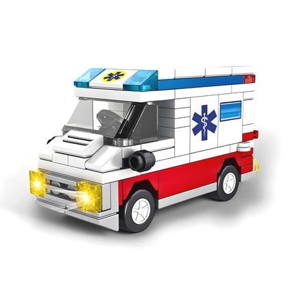 Imagem de Blocos de Montar Brinquedo Lego Ambulância com 102 Peças