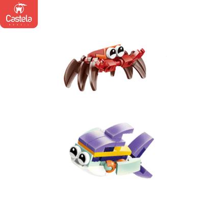 Imagem de Blocos de Montar Capsula de Animais Marinhos Sortido - Castela Brasil