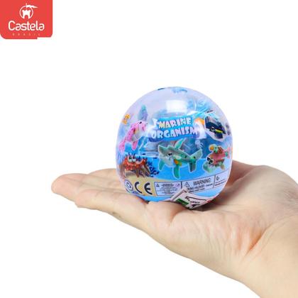 Imagem de Blocos de Montar Capsula de Animais Marinhos Sortido - Castela Brasil