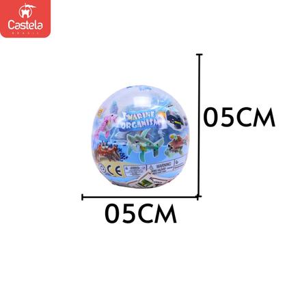 Imagem de Blocos de Montar Capsula de Animais Marinhos Sortido - Castela Brasil