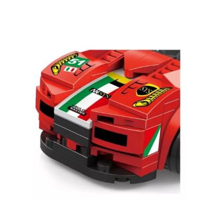 Imagem de Blocos De Montar Carro Ferrari Lamborghini Construção Peças