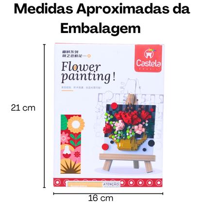 Imagem de Blocos de Montar com Cavalete de Rosas - Castela