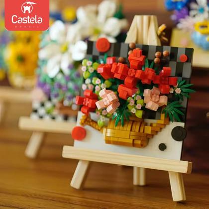 Imagem de Blocos de Montar com Cavalete de Rosas - Castela