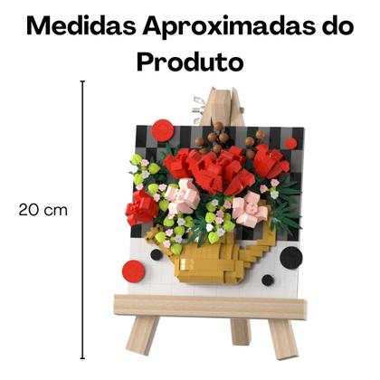 Imagem de Blocos de Montar com Cavalete de Rosas - Castela