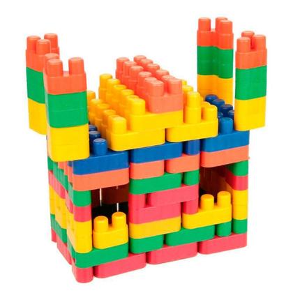 Imagem de Blocos De Montar Conectando Formas 480 Peças Pvc 1935 Carlu