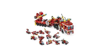 Imagem de Blocos de Montar Cubic 12 em 1 Bombeiro 557 Peças