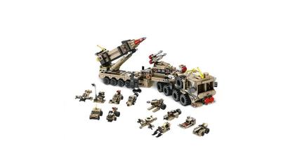 Imagem de Blocos de Montar Cubic Exército 12 em 1 com 555 Peças Multi