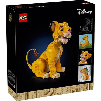 Imagem de Blocos de Montar Disney O Rei Leão Simba 1445 Peças 43247 - Lego