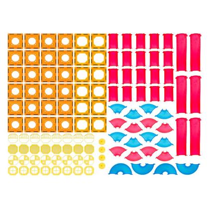 Imagem de Blocos De Montar Em Formas Magneticas Com 118 Peças DM Toys